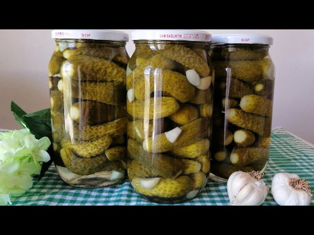 Cam Kavanoz Salatalık Turşusu