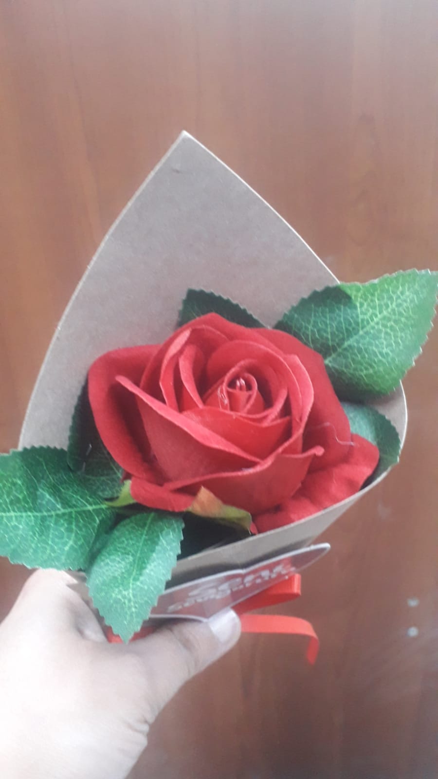 Kraft Kağıtlı Gül